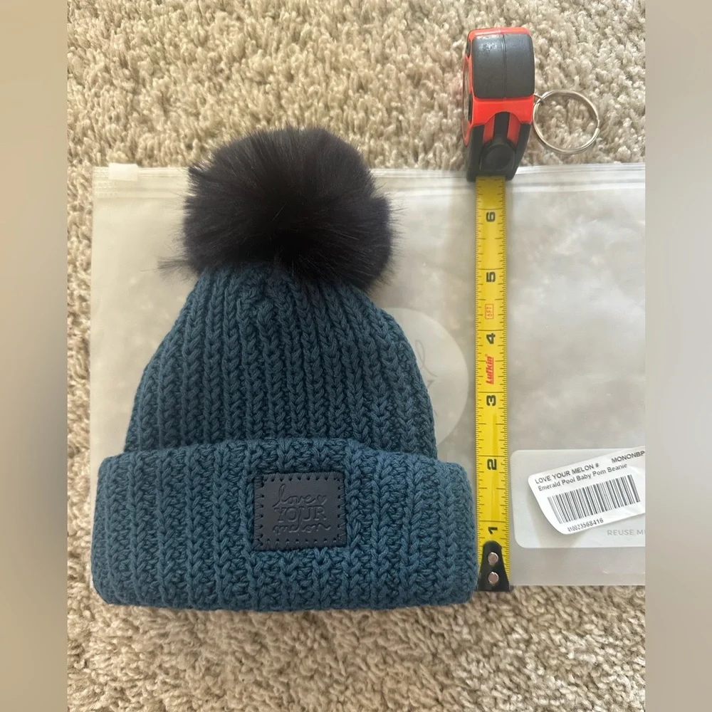 LYM Baby Pom Beanie (new with LYM bag) - Picture 5 of 7